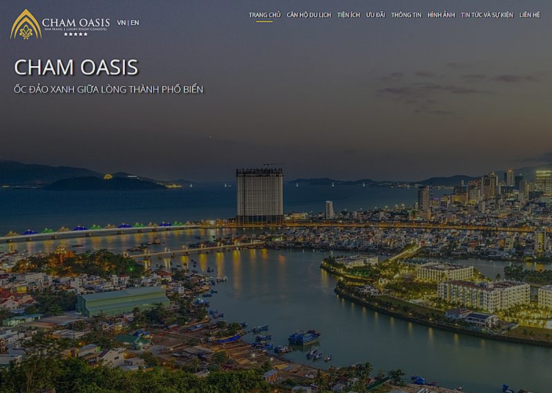 Charm Oasis Resort Website