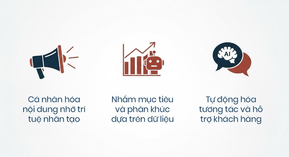 Bảng điều khiển AI phân tích dữ liệu từ nhiều kênh như mạng xã hội, email và website theo thời gian thực