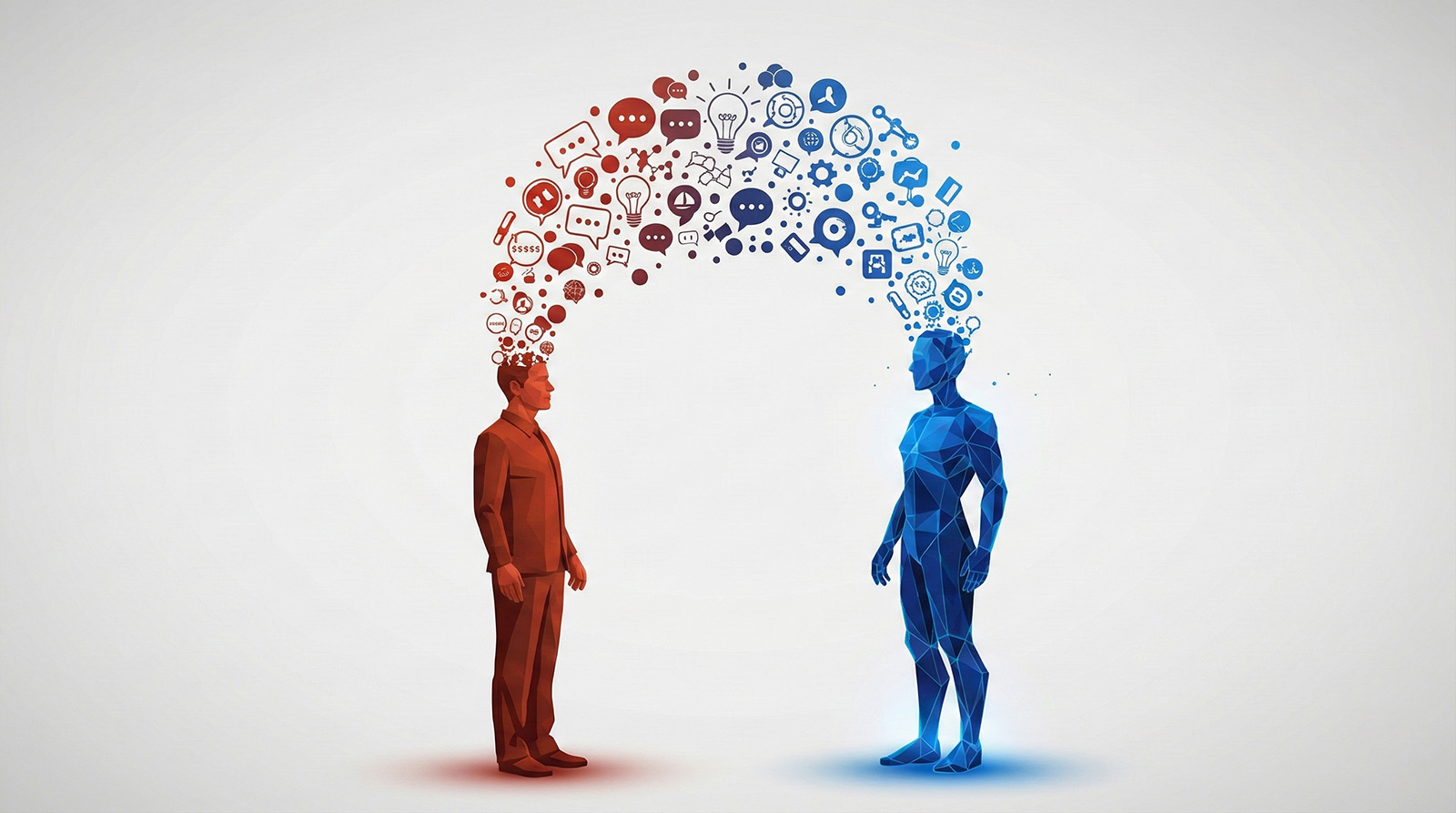 Người có tầm ảnh hưởng ảo hợp tác với một thương hiệu trong một chiến dịch kỹ thuật số sáng tạo.