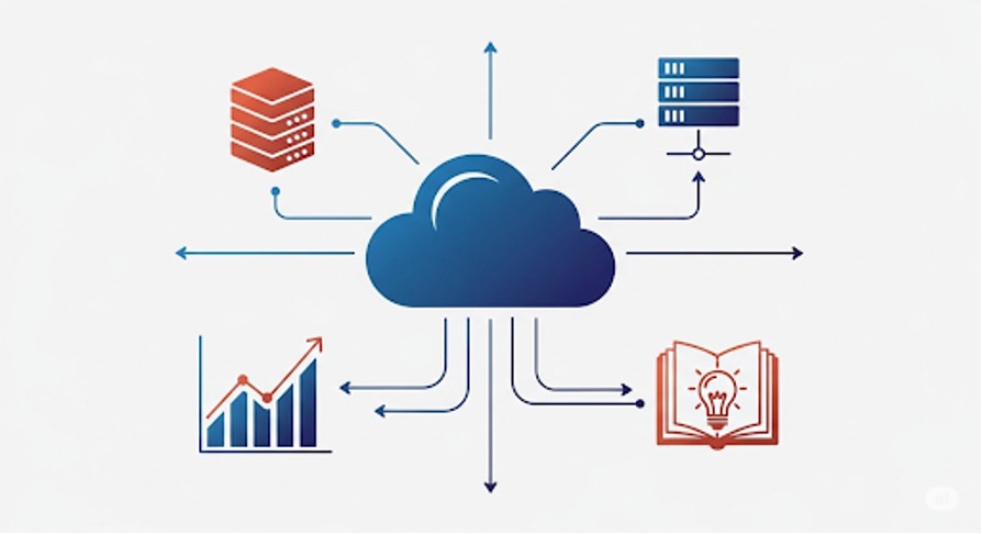 Điện toán đám mây kết nối hệ thống dữ liệu, phân tích và tri thức doanh nghiệp