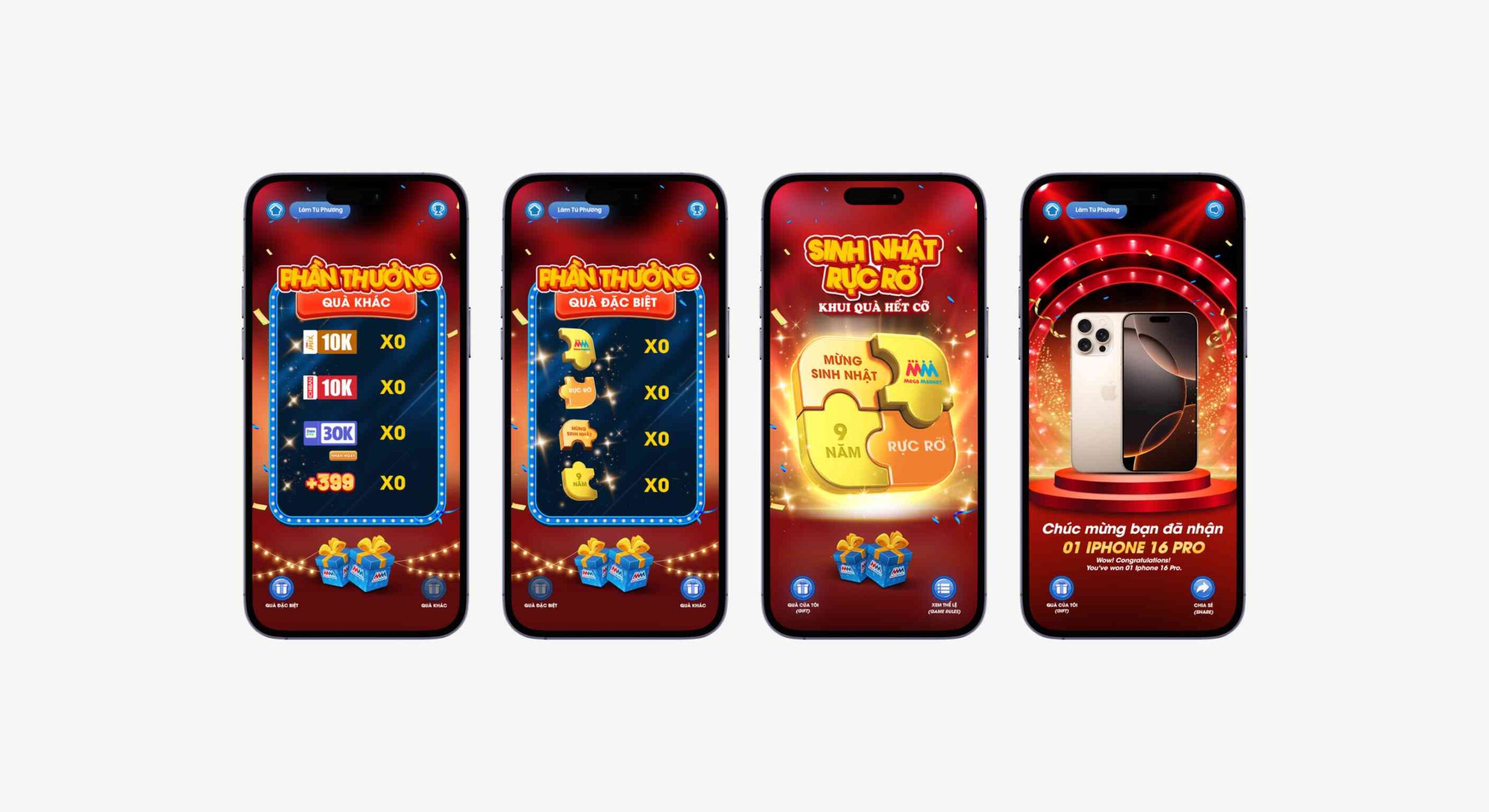 Mockup MM Market 19th Birthday Game screen