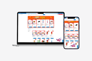 Mockup MM Mega Market Website