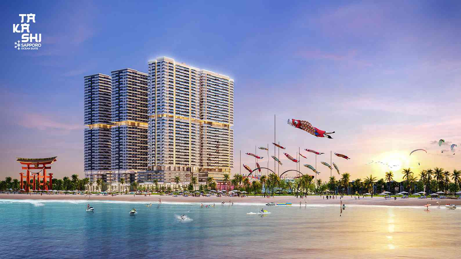 Takashi Sapporo Ocean Suite Ky Co beach resort towers oceanfront sunrise kites
